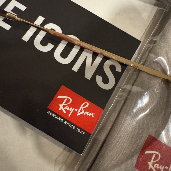 NEW Ray-Ban Jack Bi-Gradient Clear Blue-Brown Complete With Kit - Picture 7 of 9